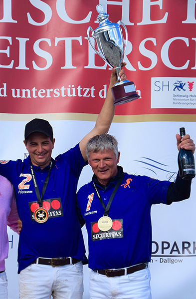 amtierender deutscher Meister Beach Polo